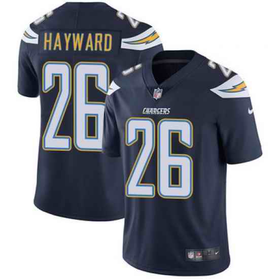 Nike Chargers #26 Casey Hayward Navy Blue Team Color Mens Stitched NFL Vapor Untouchable Limited Jersey